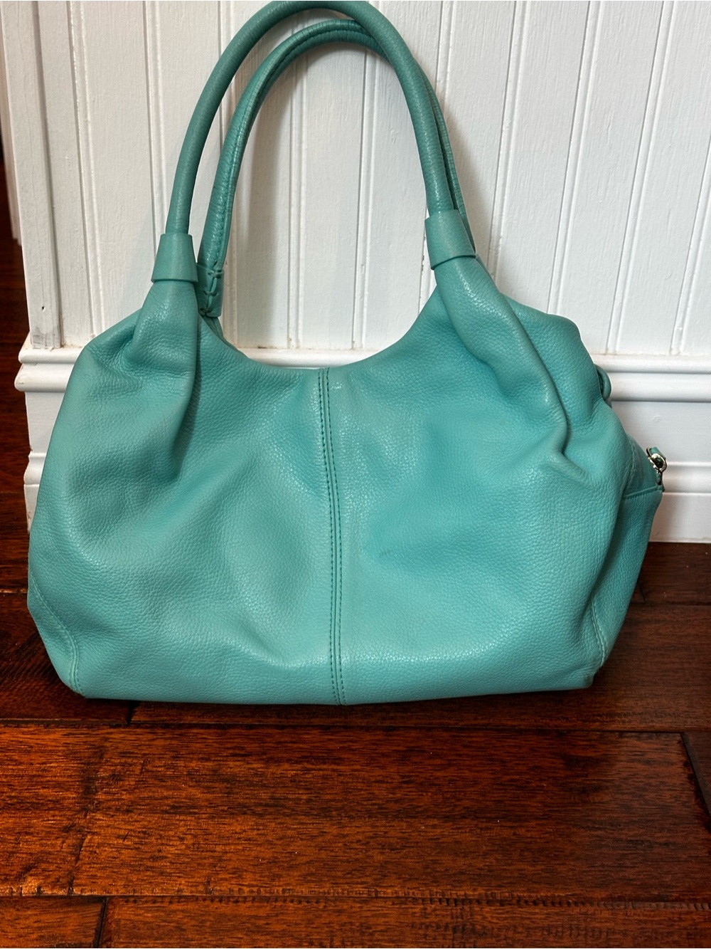 Kate Spade | “Caribbean Blue” Double-Handle Leather Shoulder Bag - Picture 2 of 9